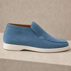 Marlow Suede Chukka Loafer - Blue - men's shoes - Hendlys - Image 5