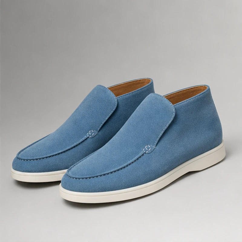 Marlow Suede Chukka Loafer - Blue - men's loafers - Hendlys - Image 2