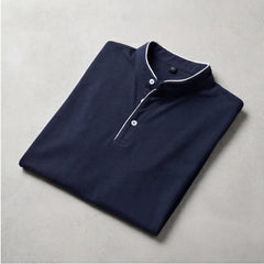 Jenson Polo Shirt - Navy - breathable polo - Hendlys - Image 4