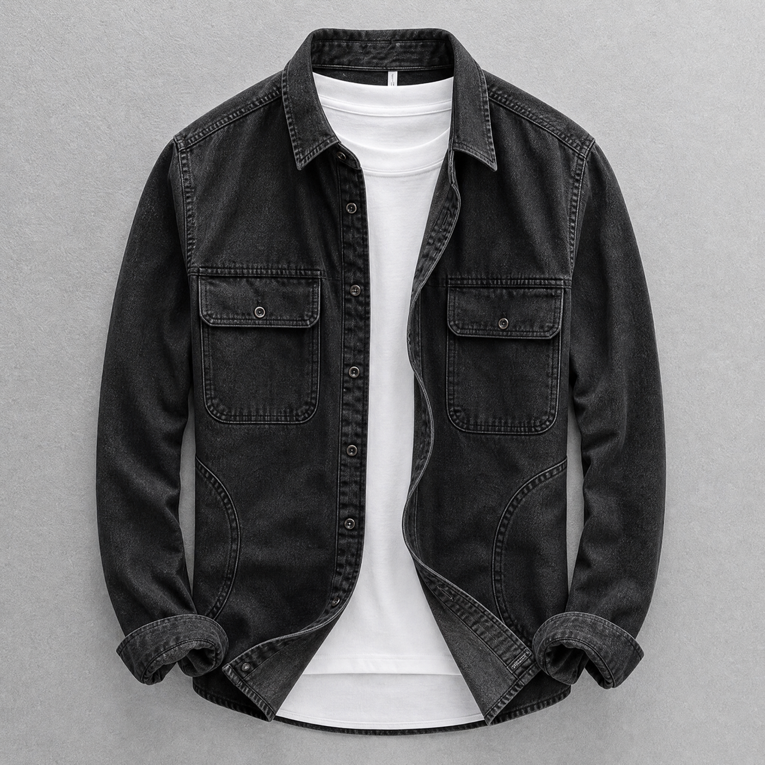 Barton Tailored Denim Shirt - denim shirt - Hendlys - Image 3
