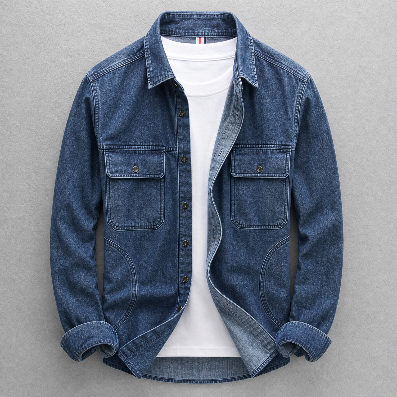 Barton Tailored Denim Shirt - men's shirt - Hendlys - Image 2