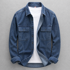 Barton Tailored Denim Shirt - men's shirt - Hendlys - Image 2