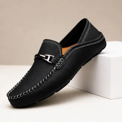 Belcourt Leather Loafers - Black - Shoes - Hendlys - Image 1