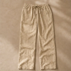 Binatchi Linen Trousers - Cream - linen pants - Hendlys - Image 3