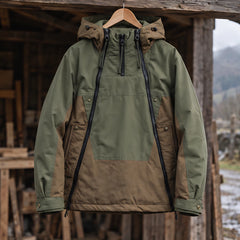 Breccan Men's Double-Zip Utility Jacket - Green - Men's Clothing > Outerwear > Utility Jackets - Hendlys - Image 4
