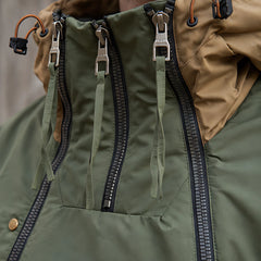 Breccan Men's Double-Zip Utility Jacket - Green - Men's Clothing > Outerwear > Utility Jackets - Hendlys - Image 1