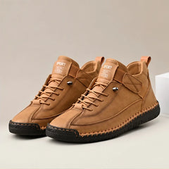 Briarwood Leather Sneakers - Tan - sneakers - Hendlys - Image 2