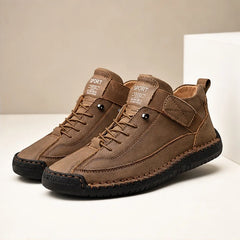 Briarwood Leather Sneakers - Brown - sneakers - Hendlys - Image 2