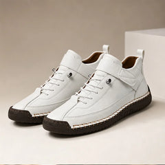 Briarwood Leather Sneakers - White - sneakers - Hendlys - Image 2