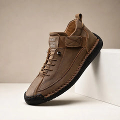 Briarwood Leather Sneakers - Brown - Sneakers - Hendlys - Image 1