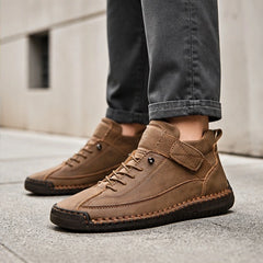 Briarwood Leather Sneakers - Brown - leather sneakers - Hendlys - Image 3