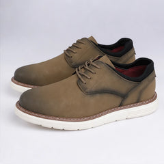 Brookfield Soft-Sole Derby Shoe - Khaki - men's shoes - Hendlys - Image 2