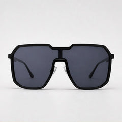 Calix Square-Frame Tinted Shades - Black - sunglasses - Hendlys - Image 2