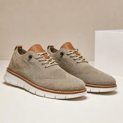 Callen Everyday Sneaker - Beige - men's sneakers - Hendlys - Image 2