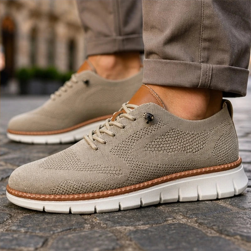 Callen Everyday Sneaker - Beige - genuine leather - Hendlys - Image 5