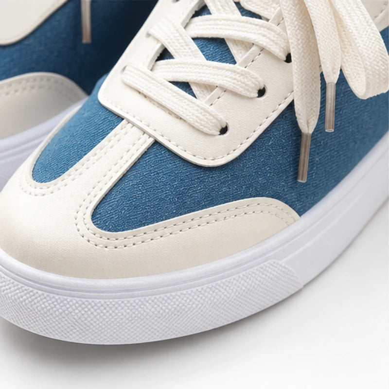 Capri Denim Low-Top Sneaker - Off White - women's sneakers - Hendlys - Image 2