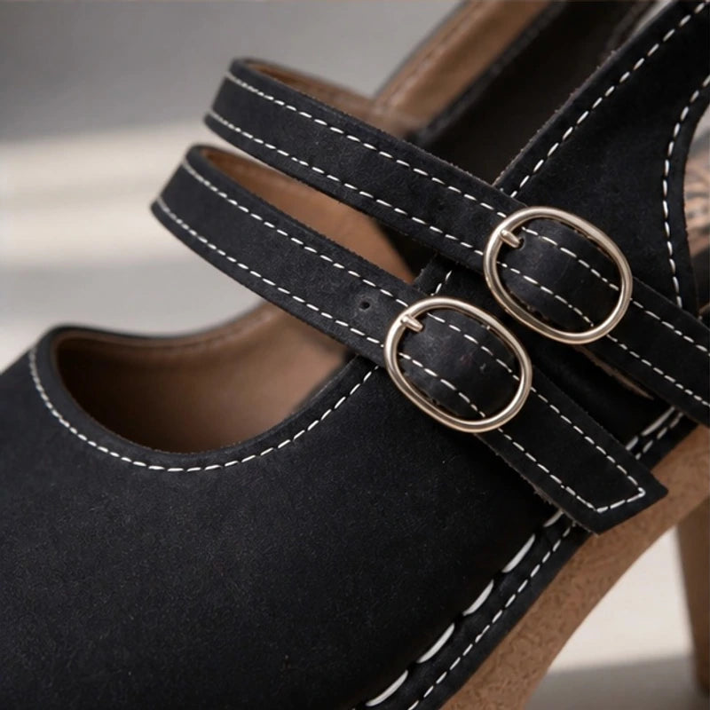 Catria Slingback Heels - Black - slingback heels - Hendlys - Image 3