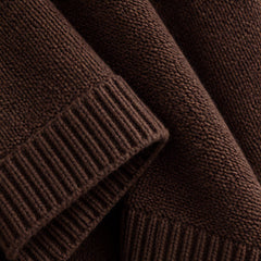 Celandria Women's Hooded Poncho Cardigan - Dk Brown - relisted - Hendlys - Image 4