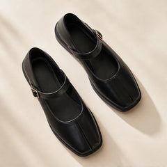 Celeste Leather Mary Janes - Black - women's mary janes - Hendlys - Image 2