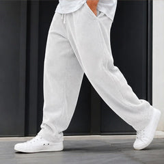Copley Corduroy Jogger Pants - Off-White - Clothing > Pants > Corduroy Jogger Pants - Hendlys - Image 2