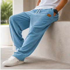 Copley Corduroy Jogger Pants - Blue - Clothing > Pants > Corduroy Jogger Pants - Hendlys - Image 2