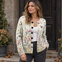Coraline Women's Button Down Cardigan - F - Women's Clothing > Knitwear > Printed Cardigans - Hendlys - Image 1