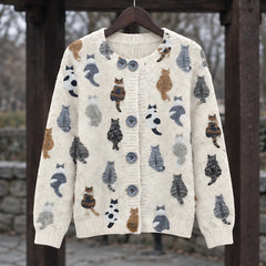 Coraline Women's Button Down Cardigan - B - ai-processed - Hendlys - Image 3
