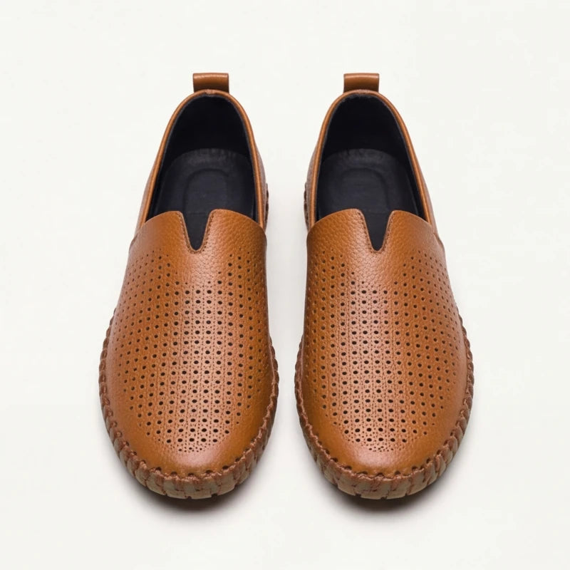Sartoria Italia Loafers - Brown - men's loafers - Hendlys - Image 2
