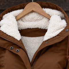 Delaney Women's Sherpa Lined Parka - Brown - relisted - Hendlys - Image 4