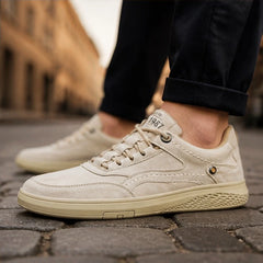 Dunmore 87's Suede Sneakers - Sand - Sneakers - Hendlys - Image 3