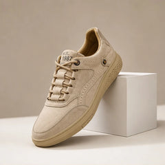 Dunmore 87's Suede Sneakers - Sand - Footwear > Sneakers > Casual Sneakers - Hendlys - Image 1