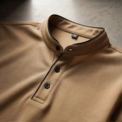 Jenson Polo Shirt - Khaki - men's polo - Hendlys - Image 2