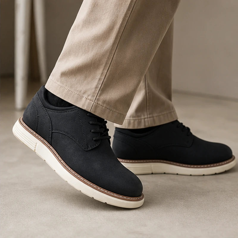 Brookfield Soft-Sole Derby Shoe - Charcoal - derby shoe - Hendlys - Image 3