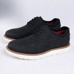 Brookfield Soft-Sole Derby Shoe - Charcoal - men's shoes - Hendlys - Image 2