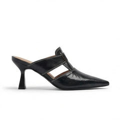 Myla Genuine Leather Pointed Toe Heels