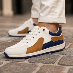 Eldridge Leather Sneakers - Navy - mens sneakers - Hendlys - Image 2