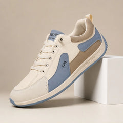 Eldridge Leather Sneakers - Blue - genuine leather - Hendlys - Image 4