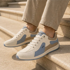 Eldridge Leather Sneakers - Blue - mens sneakers - Hendlys - Image 2