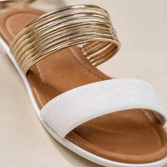 Elowen Orthopedic Open Toe Sandals - White - open toe - Hendlys - Image 4