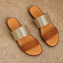 Elowen Orthopedic Open Toe Sandals - Brown - orthopedic sandals - Hendlys - Image 3