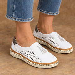 Elowen Women's Orthopedic Slip-On Shoes - White - Footwear > Orthopedic Slip-On Shoes - Hendlys - Image 1