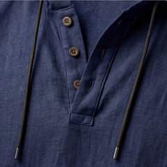 Brighton Hoodie Shirt - Navy - men's shirt - Hendlys - Image 2