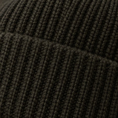 Fitzroy Stretch Knit Ribbed Beanie - Black - color_gallery - Hendlys - Image 4