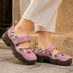 Florine Chunky Mary Janes - Pink - Women's Footwear > Mary Jane Sneakers - Hendlys - Image 1