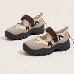 Florine Chunky Mary Janes - Beige - Department: Women - Hendlys - Image 3
