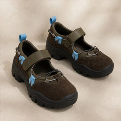 Florine Chunky Mary Janes - Brown - Department: Women - Hendlys - Image 3