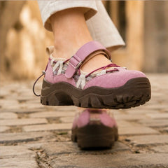 Florine Chunky Mary Janes - Pink - Catalog Group: Footwear - Hendlys - Image 2