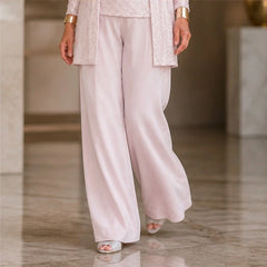 Galienne Sequined Wide-Leg Pant Set - Light Pink - Department: Women - Hendlys - Image 3