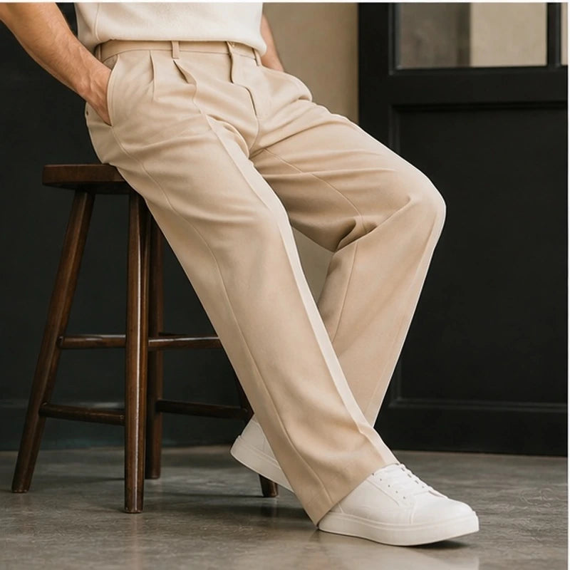 Garrick Tailored Pants - Cream - Catalog Group: Clothing - Hendlys - Image 2