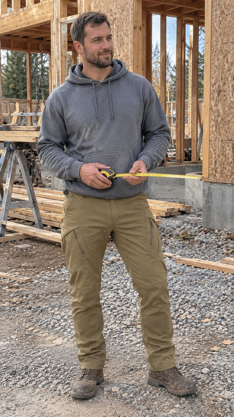 Customer photo of Redford Men's Tactical Cargo Pants (Khaki)